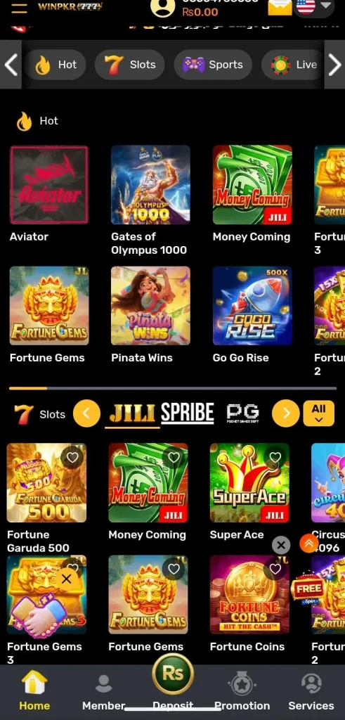 Winpkr777 Game